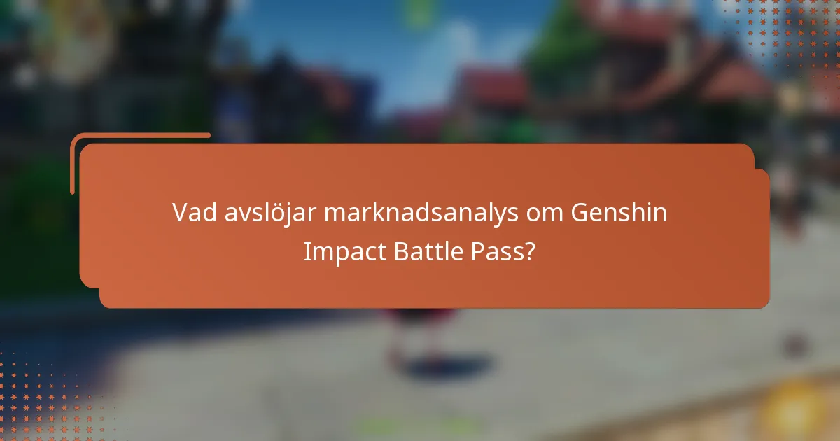 Vad avslöjar marknadsanalys om Genshin Impact Battle Pass?